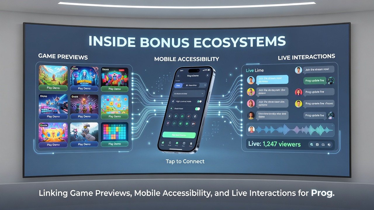 Illustration of mobile slot interface combined with live chat support for progressive win pathways