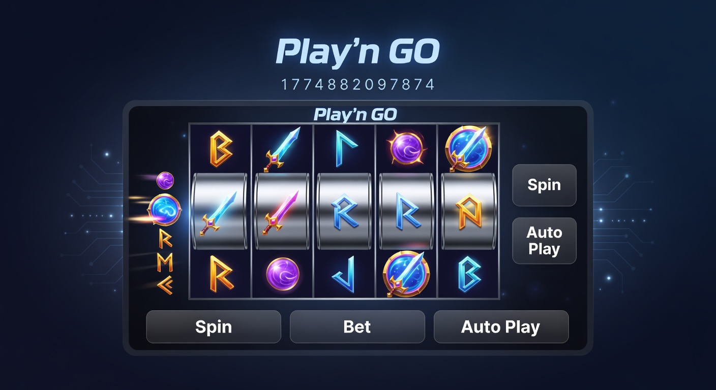 Close-up of a Play'n GO slot interface displaying cascading wins, glowing wilds, and rising multipliers on a mobile screen