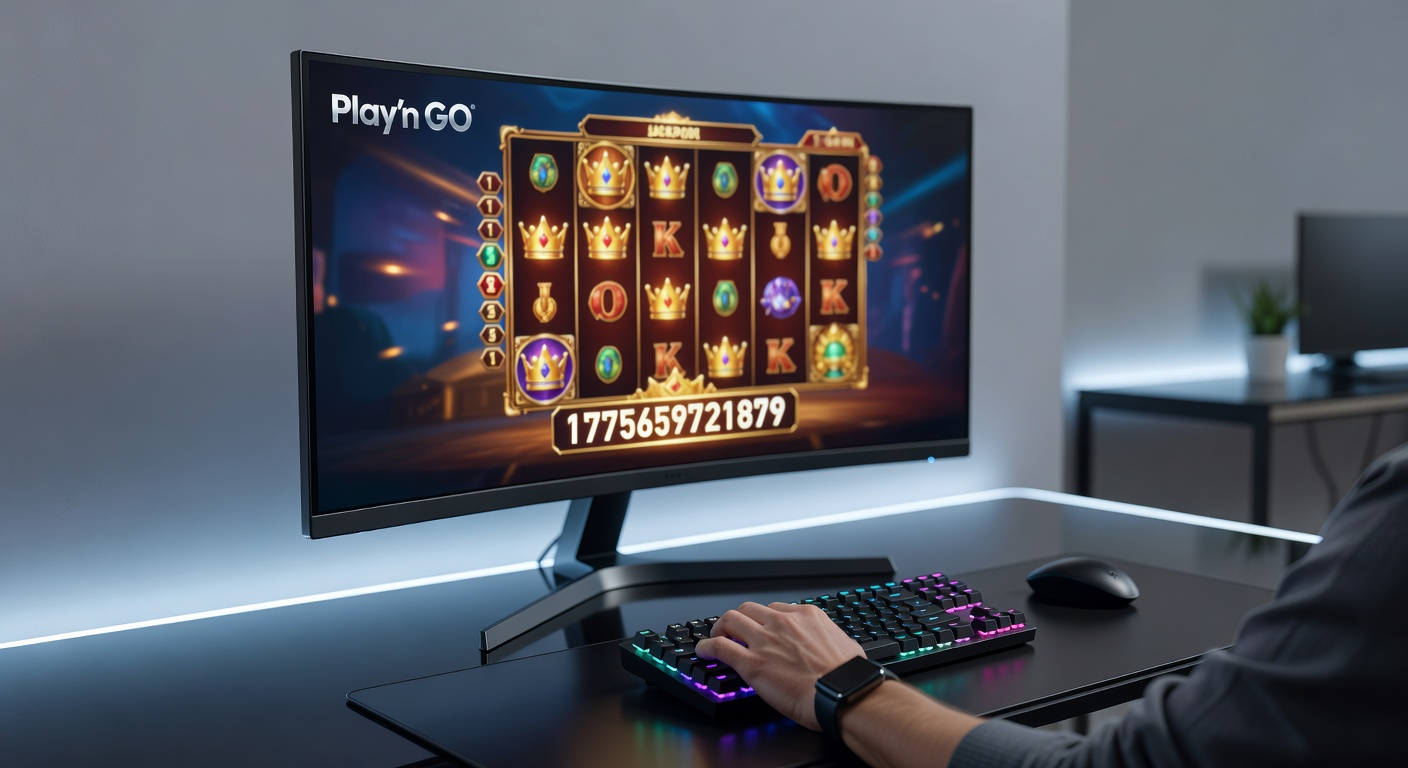 Close-up of Play'n GO slot interface highlighting bonus features, paylines, and payout tables during a winning spin