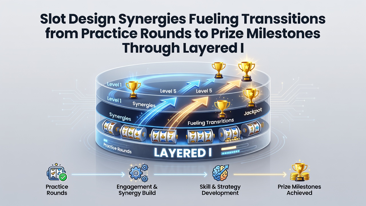 Network diagram illustrating incentive connections between practice rounds and prize milestones in slot systems